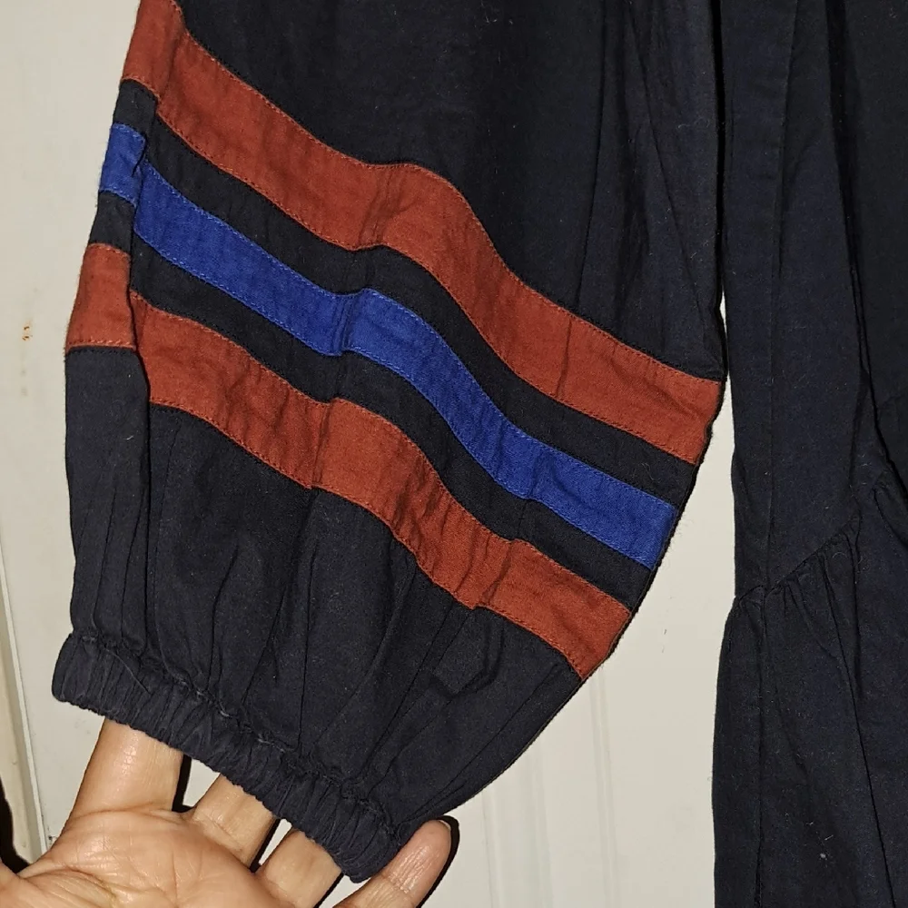 Sundry Anthropologie,Navy Dress with Red and Blue Accents - Picture 11 of 13